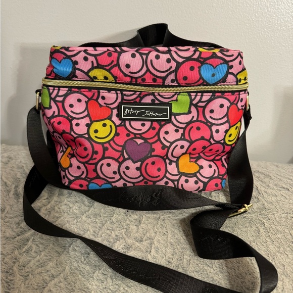 Betsey Johnson Multicolor Smiley Lunch Bag - Picture 1 of 7